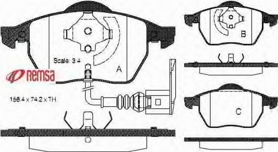 Metzger 0390.41 - Komplet Pločica, disk-kočnica www.molydon.hr