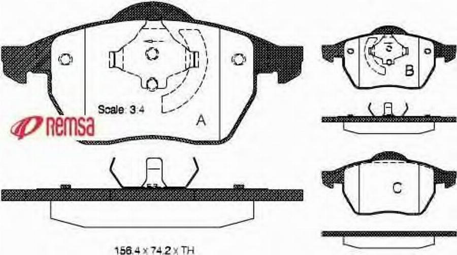 Metzger 0390.01 - Komplet Pločica, disk-kočnica www.molydon.hr