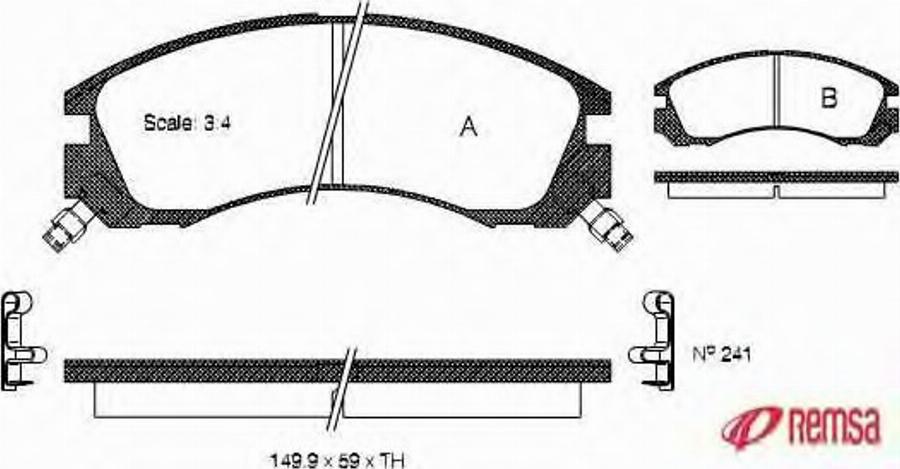 Metzger 035422 - Komplet Pločica, disk-kočnica www.molydon.hr