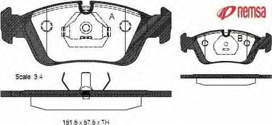 Metzger 038400 - Komplet Pločica, disk-kočnica www.molydon.hr