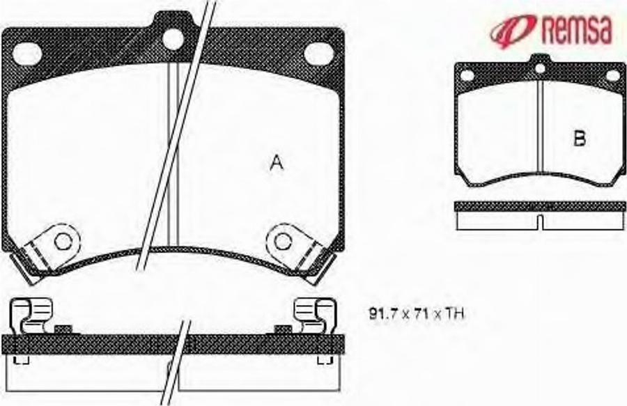 Metzger 033302 - Komplet Pločica, disk-kočnica www.molydon.hr