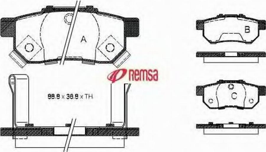 Metzger 023352 - Komplet Pločica, disk-kočnica www.molydon.hr