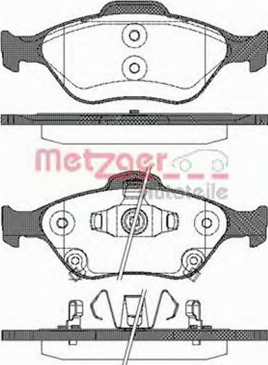 Metzger 076612 - Komplet Pločica, disk-kočnica www.molydon.hr