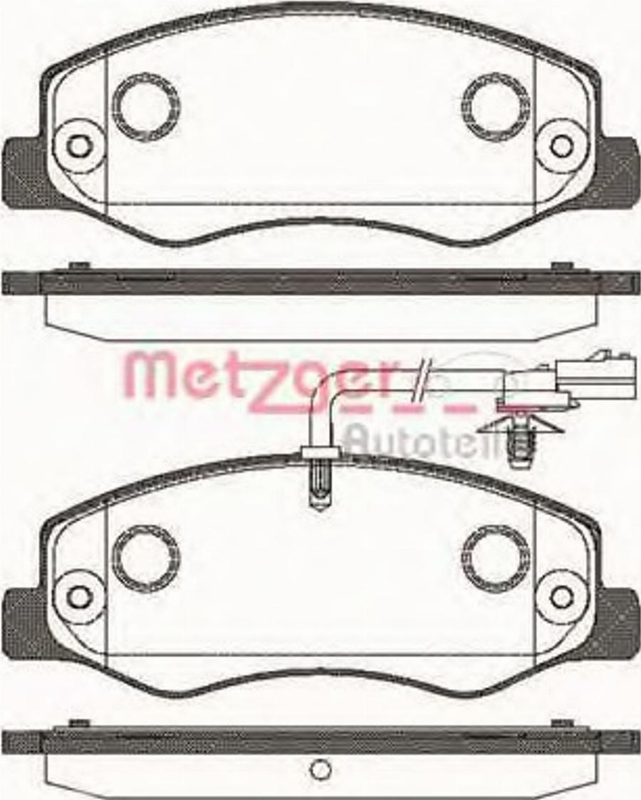 Metzger 144201 - Komplet Pločica, disk-kočnica www.molydon.hr