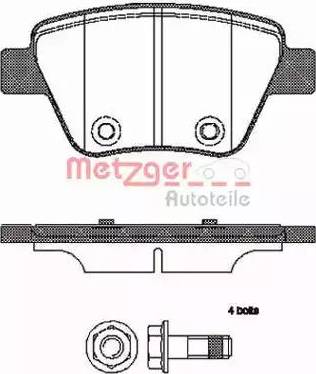 Metzger 1420.00 - Komplet Pločica, disk-kočnica www.molydon.hr