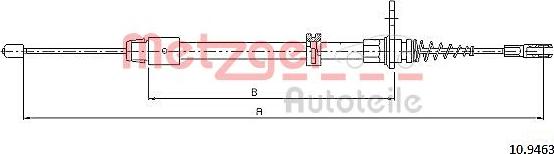 Metzger 10.9463 - Sajla ručne kočnice www.molydon.hr