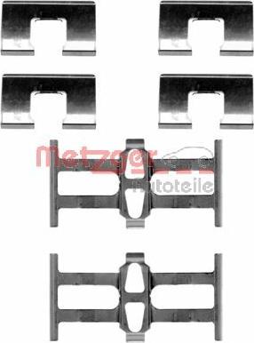 Metzger 109-1118 - Komplet pribora, Pločica disk kočnice www.molydon.hr