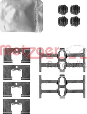 Metzger 109-1863 - Komplet pribora, Pločica disk kočnice www.molydon.hr