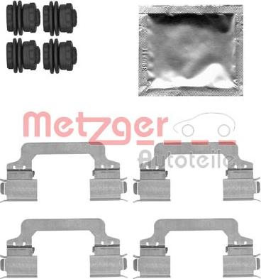 Metzger 109-1821 - Komplet pribora, Pločica disk kočnice www.molydon.hr