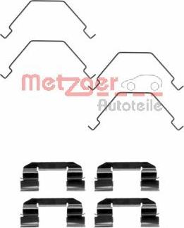 Metzger 109-1292 - Komplet pribora, Pločica disk kočnice www.molydon.hr