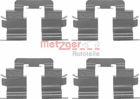 Metzger 109-1215 - Komplet pribora, Pločica disk kočnice www.molydon.hr