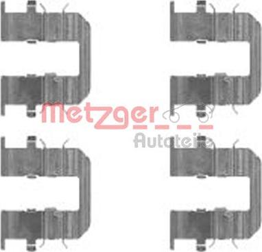 Metzger 109-1746 - Komplet pribora, Pločica disk kočnice www.molydon.hr
