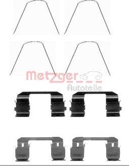 Metzger 109-1743 - Komplet pribora, Pločica disk kočnice www.molydon.hr
