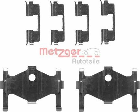 Metzger 109-1710 - Komplet pribora, Pločica disk kočnice www.molydon.hr