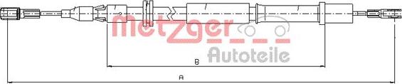 Metzger 10.9832 - Sajla ručne kočnice www.molydon.hr