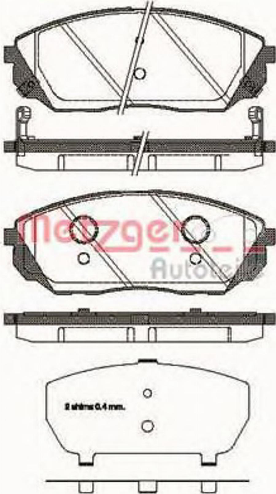 Metzger 1041.12 - Komplet Pločica, disk-kočnica www.molydon.hr