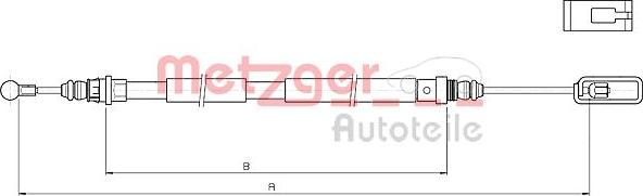 Metzger 10.4733 - Sajla ručne kočnice www.molydon.hr