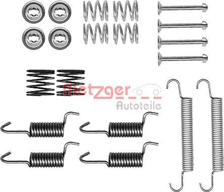 Metzger 105-0899 - Komplet pribora, kočione papuce rucne kočnice www.molydon.hr