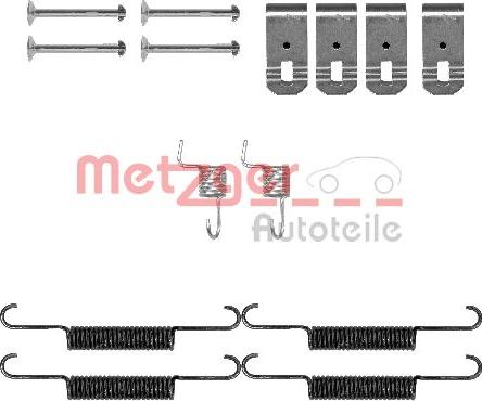 Metzger 105-0895 - Komplet pribora, kočione papuce rucne kočnice www.molydon.hr