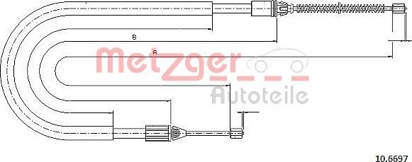 Metzger 10.6697 - Sajla ručne kočnice www.molydon.hr