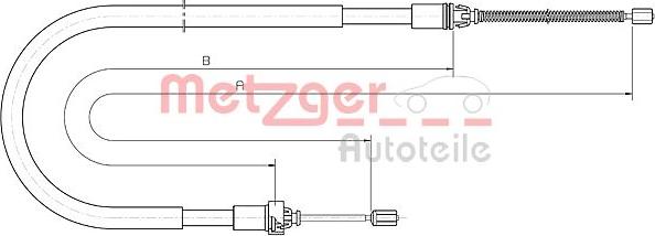 Metzger 10.6033 - Sajla ručne kočnice www.molydon.hr