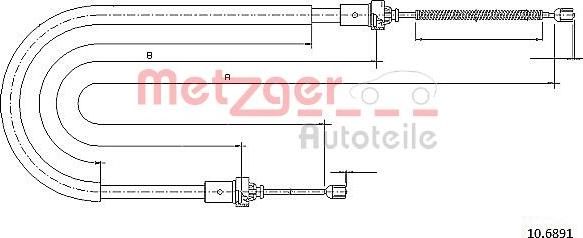 Metzger 10.6891 - Sajla ručne kočnice www.molydon.hr