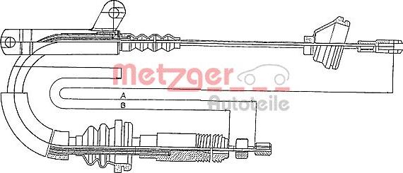 Metzger 10.817 - Sajla ručne kočnice www.molydon.hr