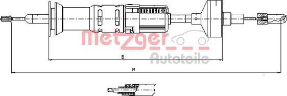 Metzger 10.3412 - Sajla, mehanizam za aktiviranje kvacila www.molydon.hr