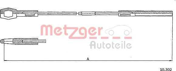 Metzger 10.302 - Sajla, mehanizam za aktiviranje kvacila www.molydon.hr