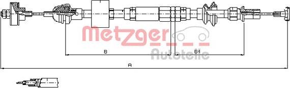 Metzger 10.3159 - Sajla, mehanizam za aktiviranje kvacila www.molydon.hr