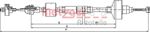 Metzger 10.3139 - Sajla, mehanizam za aktiviranje kvacila www.molydon.hr