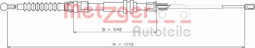 Metzger 10.7432 - Sajla ručne kočnice www.molydon.hr