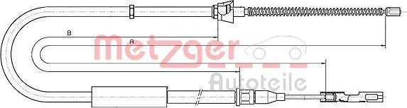 Metzger 10.7515 - Sajla ručne kočnice www.molydon.hr