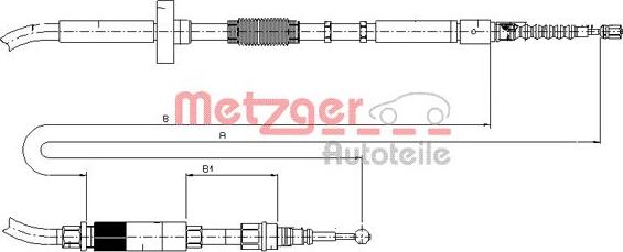 Metzger 10.7531 - Sajla ručne kočnice www.molydon.hr