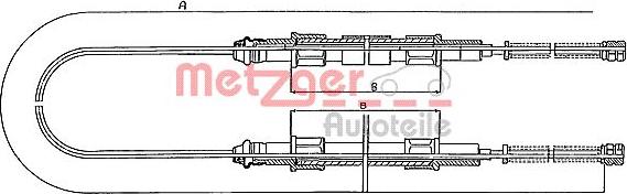 Metzger 10.713 - Sajla ručne kočnice www.molydon.hr