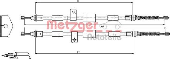 Metzger 11.5458 - Sajla ručne kočnice www.molydon.hr