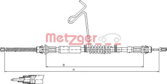 Metzger 11.5574 - Sajla ručne kočnice www.molydon.hr