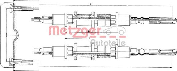 Metzger 11.5821 - Sajla ručne kočnice www.molydon.hr