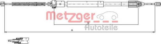 Metzger 11.6597 - Sajla ručne kočnice www.molydon.hr