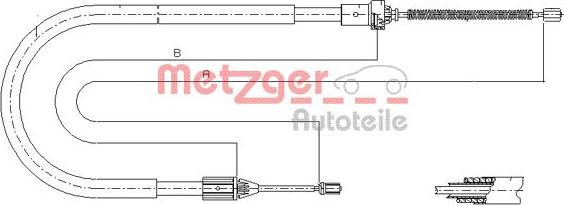 Metzger 11.6584 - Sajla ručne kočnice www.molydon.hr