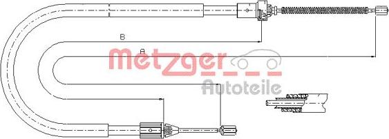 Metzger 11.6586 - Sajla ručne kočnice www.molydon.hr