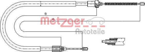 Metzger 11.6583 - Sajla ručne kočnice www.molydon.hr