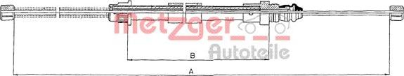 Metzger 11.6673 - Sajla ručne kočnice www.molydon.hr