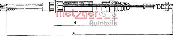 Metzger 11.606 - Sajla ručne kočnice www.molydon.hr