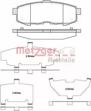 Metzger 1170769 - Komplet Pločica, disk-kočnica www.molydon.hr