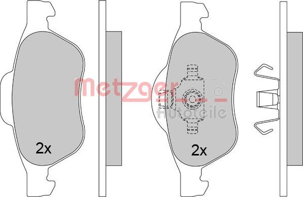 Metzger 1160100 - Komplet Pločica, disk-kočnica www.molydon.hr