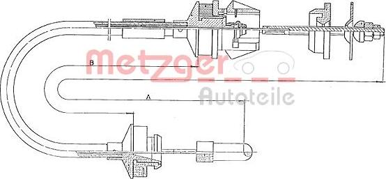 Metzger 11.3034 - Sajla, mehanizam za aktiviranje kvacila www.molydon.hr