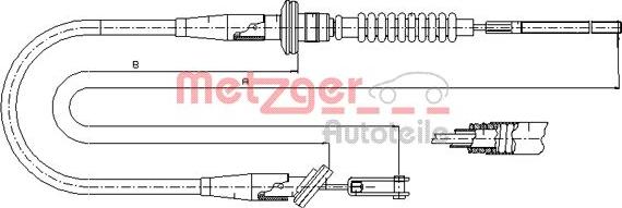 Metzger 11.2537 - Sajla, mehanizam za aktiviranje kvacila www.molydon.hr