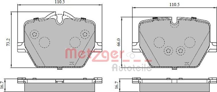 Metzger 1170951 - Komplet Pločica, disk-kočnica www.molydon.hr