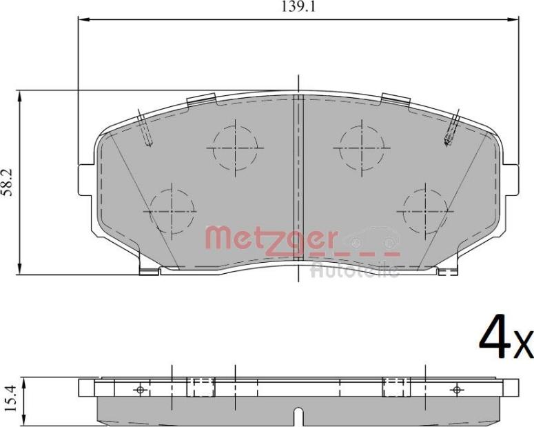 Metzger 1170966 - Komplet Pločica, disk-kočnica www.molydon.hr